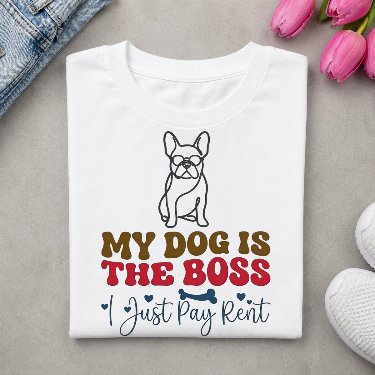 DOG IS THE BOSS