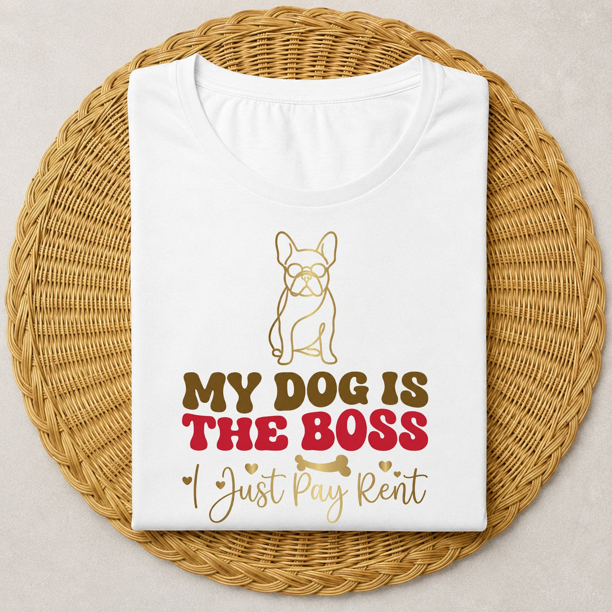 DOG IS THE BOSS