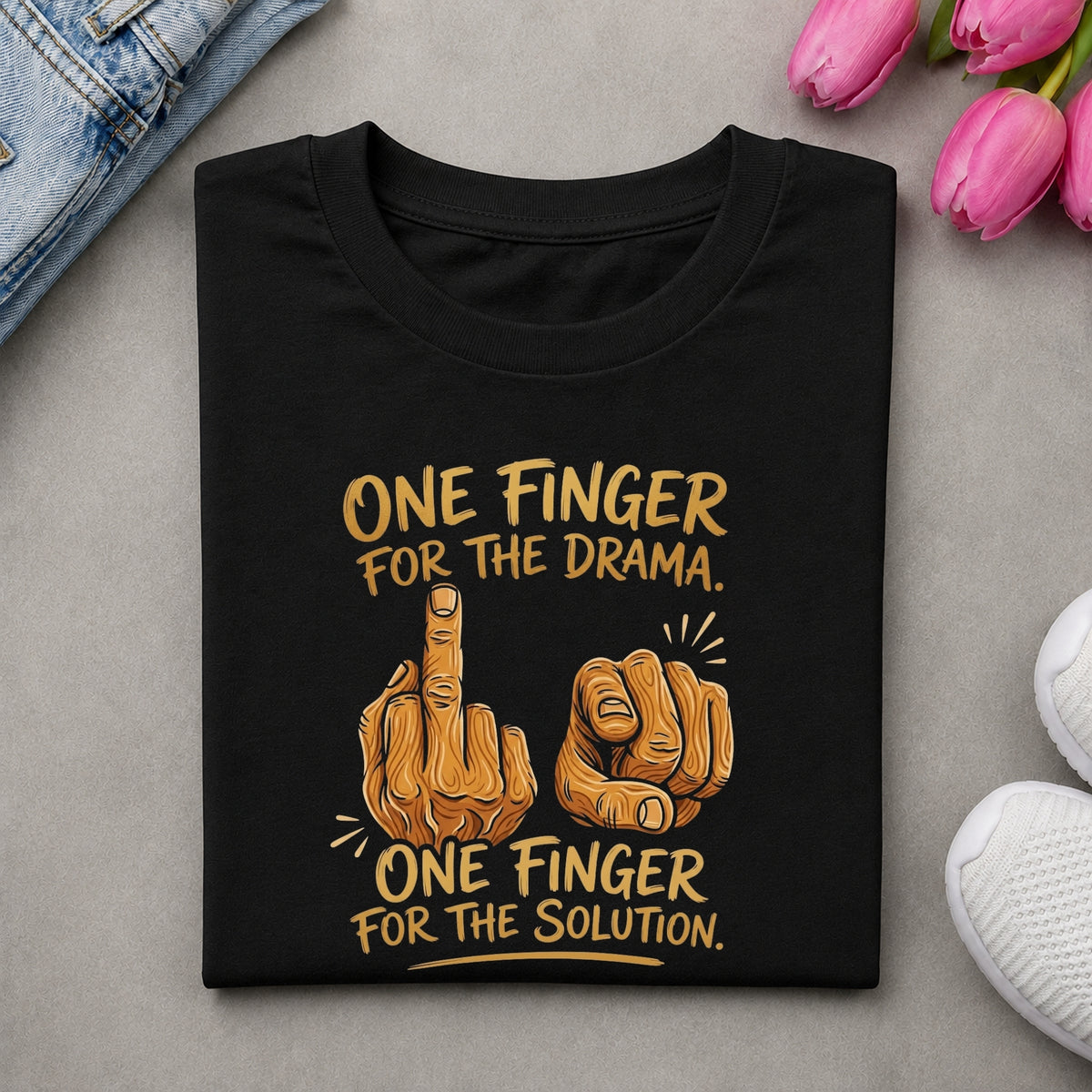 THE ONE FINGER DRAMA